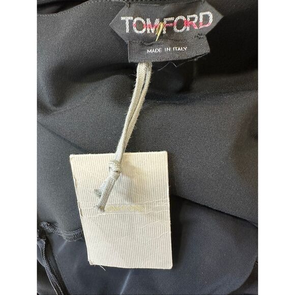TOM FORD  Zip Detail One Shoulder Jersey Gown IT38/US 2 $4,480 - Picture 10 of 11